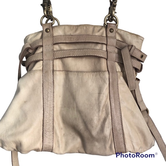 Vintage Y2K Steven Madden Shoulder Purse 100% leather tan bag - Picture 2 of 6